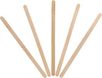 10,000 Count | KingSeal Natural Birch Wood Coffee Beverage Stirrers, Stir Sticks, 5.5 Inches, Round End, Bulk Pack - 10 Boxes x 1000 Stirrers