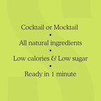 SAYSO Skinny Spicy Margarita Original Cocktail Tea Bag | Cocktail or Mocktail in Under 1 Min, Without Hot Water, <1G Sugar, 20 Calories, Non-GMO, Gluten-free, Kosher & Vegan Mixer, 8 count