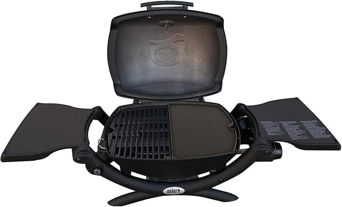 Stanbroil Cast Iron Cooking Griddle Replacement for Weber Q100 and Q1000 Series Grills, Replacement for Weber 6558