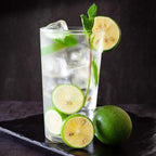 Restaurantware Sumi 19 Ounce Beverage Glasses Set of 6 Fine-Blown Large Drinking Glasses - Tempered Glass Water Glasses Water Juices Or Sodas For Restaurants or Homes