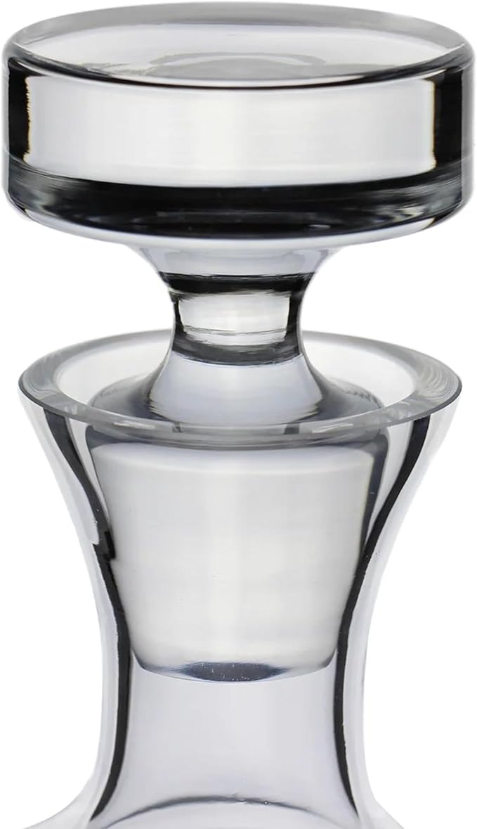 Ravenscroft Crystal | Elegant European-Made Hand-Blown Taylor Decanter w/Stopper | 100% Lead-Free Crystalline | 35 FL Oz | Gift-Boxed