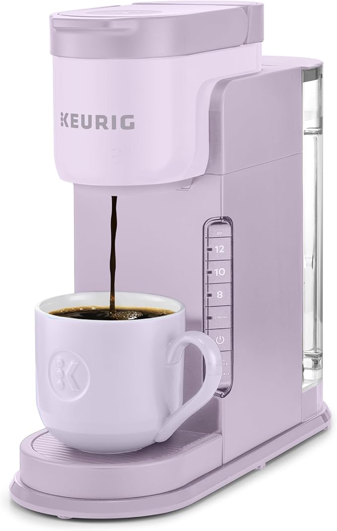 Keurig K-Express Single Serve Coffee Maker – Strong Brew Option, 42oz Reservoir, Sleek Design for Holiday Hosting & Gifting, Lavender