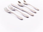 Knork Original Cutlery Utensils Flatware Set, 20 Piece, Gloss Silver