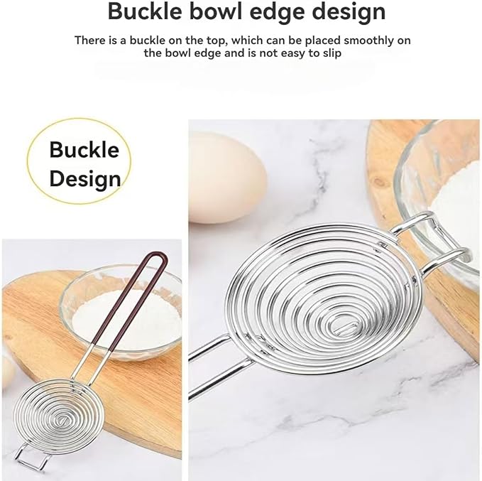 Stainless Steel，Raw Egg Separator，Egg Yolk Egg White　Separation Tool 。 (1 piece)。