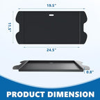 Cooking Griddle for Weber 9010001 9013001 Full Size Griddle for Weber 9020001 9030001 Flat Top Plate Insert with Grease Hole Carry Bag, Carbon Steel
