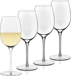 Libbey Signature Kentfield Wine Glass, 13.25 ounce, Set of 4, Elegant, Dishwasher Safe Glass Wine Glasses, for Parties, Birthdays, Weddings, & More