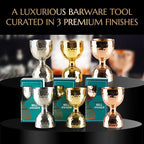 Hammered Bell Jigger by Bull In China - Premium 100% Copper with 0.25oz to 2oz Measures for Cocktails, Bars & Bartenders