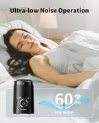 SHARDOR Electric Super Silent Blade Coffee Grinder, Timed Grind Control Rotary Knob, Adjustable Coarse to Fine for Coffee Beans, Spices & Herbs, Black