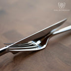 Dalstrong Flatware Cutlery Set - 20 Piece - Silverware Dinner Knife, Dinner Fork, Dinner Spoon, Dessert Fork, Dessert Spoon - High-Carbon Stainless Steel - Service for 4 - Table Dinner Set - Gift