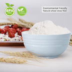 Homestockplus Unbreakable Cereal Bowls 25 OZ Microwave and Dishwasher Safe BPA-Free Eco-Friendly Wheat Straw Bowl Assorted Color Dessert Bowls for Serving Soup, Oatmeal, Pasta and Salad [Set of 6]