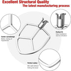 5-6QT Stainless Steel Flat Beater for KitchenAid Stand Mixer, Kitchen Aid Paddle Attachment Accessories/No coating/Dishwasher Safe Replacement for kitchenaid Professional 5 Plus and 600 Series Mixer