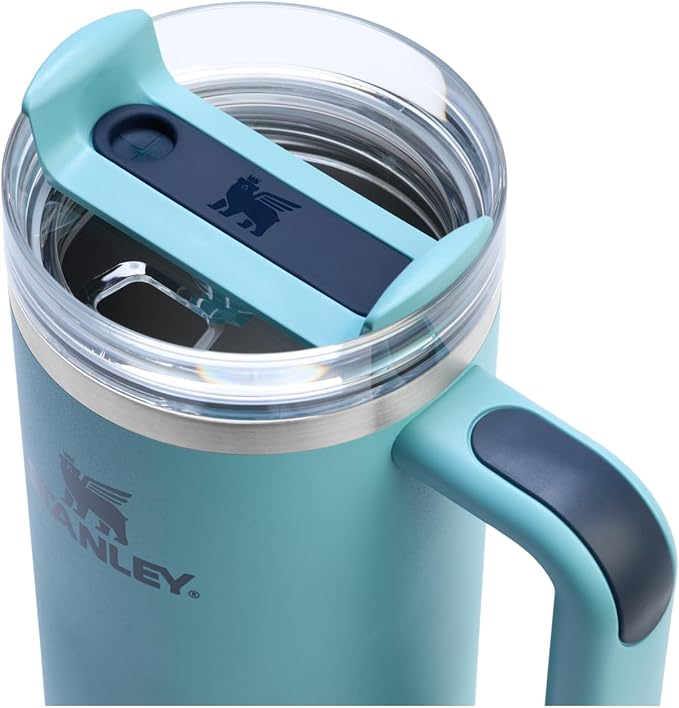 STANLEY Quencher H2.0 Tumbler with Handle and Straw 30 oz | Flowstate 3-Position Lid | Cup Holder Compatible for Travel | Insulated Stainless Steel Cup | BPA-Free | Agave