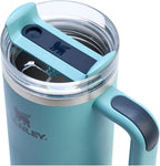 STANLEY Quencher H2.0 Tumbler with Handle and Straw 30 oz | Flowstate 3-Position Lid | Cup Holder Compatible for Travel | Insulated Stainless Steel Cup | BPA-Free | Agave