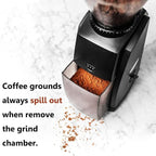 Coffee Grinder Tray for Baratza Encore Esp, QHAND Coffee Grounds Catch Tray Compatible with Baratza Encore Coffee Grinder (Black)