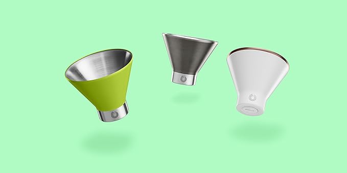 SNOWFOX Premium Vacuum Insulated Stainless Steel Martini Glass, Set of 2, Martinis Stay Icy Cold, Stemless Cocktail Glasses, Elegant Home Entertaining, Bold Beautiful Barware Set, 8 oz, Lime