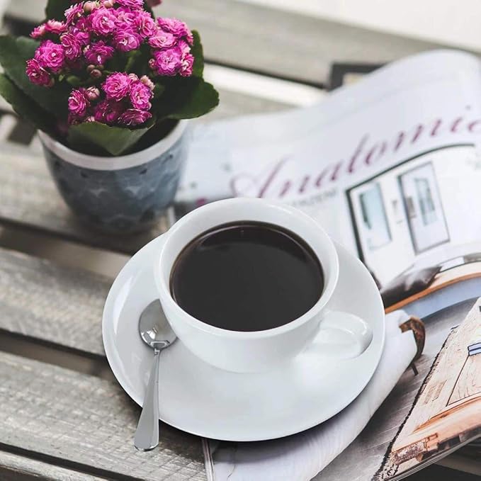 Wesdxc56 Demitasse Espresso Spoons, Mini Coffee Spoon, 4.7 Inches Stainless Steel Small Spoons for Dessert, Set of 6