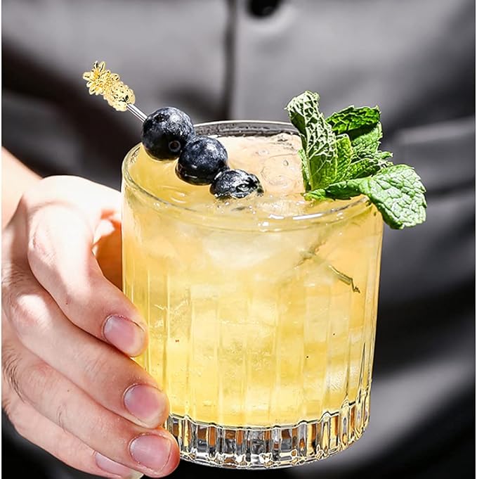 Pineapple Cocktail Picks Martini Picks for Appetizer Sandwiches Cocktail Party Wedding Cherries Citrus Olives Barbeque Snacks Fruit Garnish Skewers 8 pieces