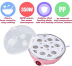 Chicken Egg Cooker Make Up to 7 Large Boiled Eggs Anti Dry Burning Automatic Power Off Egg Poacher with Heating Plate for Hard, Soft & Poached Eggs()