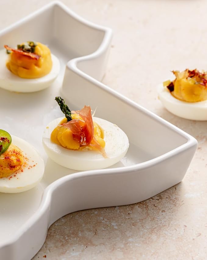 Mississippi Shaped Baking Dish Serving Platter or Decorative Tray Charming Porcelain Bakeware Oven Microwave and Dishwasher Safe