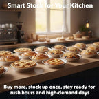 1000-Pack 6" Foil Pie Pans - Medium 7/8" Depth Disposable Aluminum Pie & Tart Pans with Full Curl Rim - For Bulk Baking, Portion Prep, To-Go Meals, Market Stands & Foodservice Lines