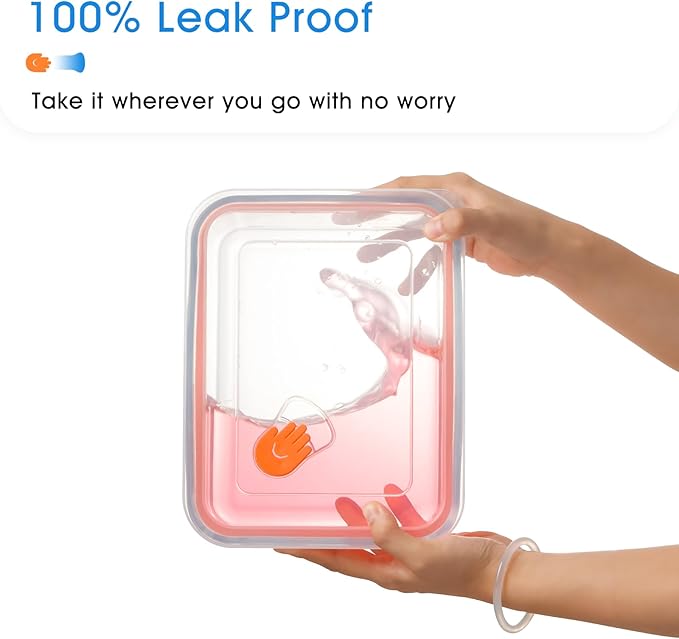 NUTRIUPS 2.6QT Deep Glass Baking Dish with Lid,（9×7in ）Deep Rectangular Glass Baking Dish for Oven