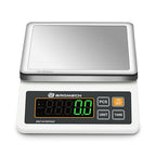 Gram Scale Waterproof Counting Function Weighs Gram, Pound & Kilogram, 13lb Capacity, 0.001lb Increment, Stainless Steel Platform, Perfect for Baker, Pastry Chefs, Homebrewing, Food Production