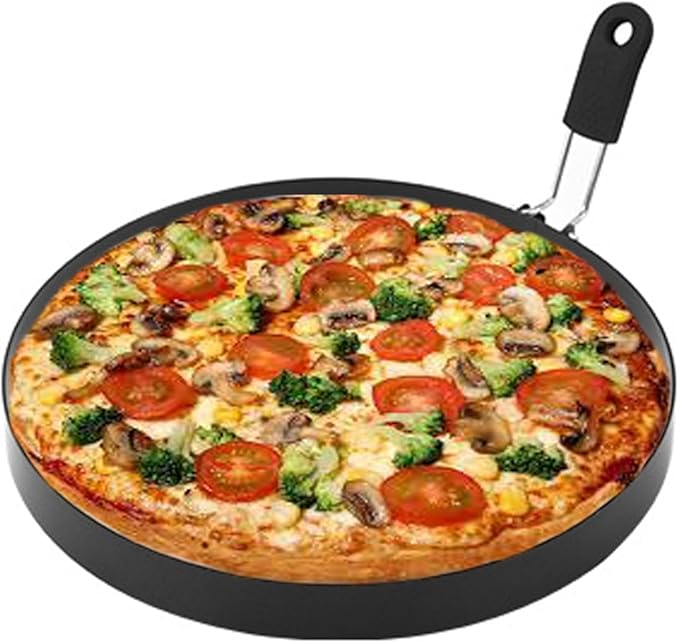 8" Omelette Ring for Griddle,2 Packs Non-stick Stainless Steel Omelette Ring Pancake Mold Griddle Omelet Mold with Silicone Handle for Sandwich Muffins