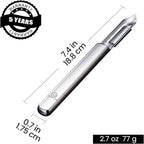 Stainless Steel Vegetable Peeler, Ultra Sharp Potato Peeler, Best for Peeling Veggie & Fruit, Seamless One-Piece Design, Peel Both Ways - Left & Right-Hand Friendly, Dishwasher Safe, 5-Year Warranty