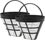 Reusable Coffee Filter Basket, 2 Pack cone Coffee Maker Filter #4 Replacement Coffee Filter Compatible with Ninja CFP301 CFP201 Coffee Accessories