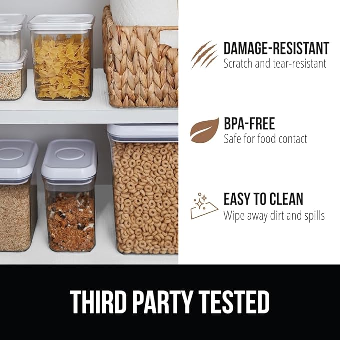 GORILLA GRIP DripGuard Drawer and Shelf Liner for Cabinet, 24x240 Inch, Slip Resistant Non Adhesive Protection for Kitchen, BPA Free Smooth Surface Plastic Liners for Cabinets, Bathroom Drawers, White