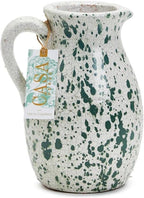 Two's Company Verde Splash Jug - Terracotta