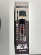 CONQUECO Portable Espresso Machine Travel: 8 cups 12V Electric Coffee Maker with Battery for Camping - 2.5 Mins Self Heating - With Ground Coffee & NS Capsule for RV, Hiking, Office