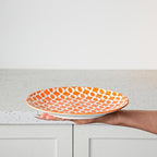 Ceramic Salad Plates Set - 8.5 Inch Small Round Dinner Dishes for Dessert Pasta Appetizer Sandwich - Scratch Resistant Porcelain Microwave Dishwasher Safe - Set of 6 - Assorted Colors