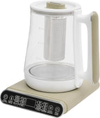 Health Pot, 110V Electric Kettle Tea Maker with Infuser, 1.8L/60.87Oz Large Capacity Glass Kettle & Stew Pot - Multifunctional Tea Maker - 12 Menus