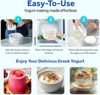 Ultimate Probiotic Yogurt Maker Bundle - Comes with the Ultimate Yogurt Strainer & 8 Extra Jars - Make Trillions of Live Probiotics from Home & Make Greek Yogurt
