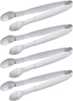 Sugar Tongs 4-Inch Mini Serving Tongs Stainless Steel Appetizer Tongs, Set of 4
