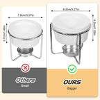 Ceramic Butter Warmers for seafood, Butter Melter Set of 2