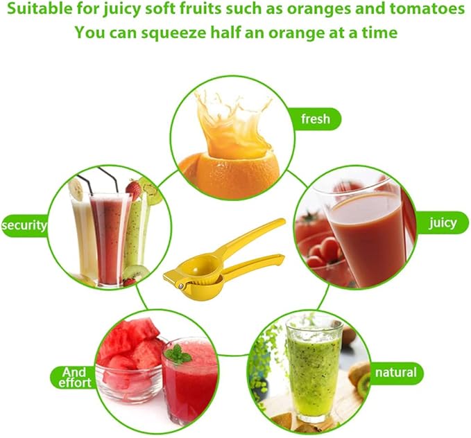 Aluminum Manual Juicer Hand Lemon Lime Juice Press Squeezer Fruit Extractor Home