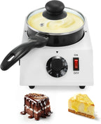Electric Chocolate Melting Pot, 1kg Capacity, Adjustable Temperature, Ceramic Coating, Easy to Clean, Multi-Use for Chocolate, Butter, Cheese, and Candy - Perfect for Home and Commercial Use