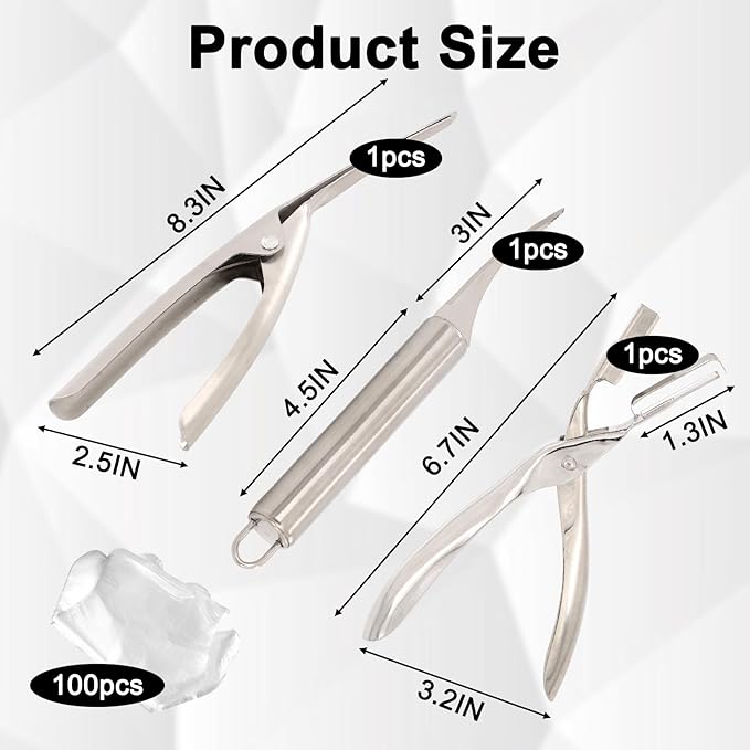 Crawfish Peeler, Crayfish Peeling Tool with Shrimp Peeler and Deveiner Tool, Includes 200PCS Disposable Gloves, Easy to Use