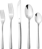 Modern Sleek Silverware Set - 18/10 Stainless Steel Flatware Set for Elegant Dining - Dishwasher Safe Cutlery Set (20-Piece)