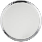 New Star Foodservice 50806 Restaurant-Grade Aluminum Pizza Pan, Baking Tray, Coupe Style, 10-Inch