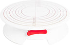 Fat Daddio's TT-123B Revolving Cake Stand, White