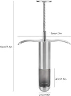 Cherry Pitter, Stainless Steel Fruit Pit Remover for Cherry Jam, Cherries Corer Pitter Tool for Home Kitchen, Pear, Cherry, Jujube and Red Date