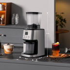 Stainless Steel Burr Coffee Grinder with 51 Grind Settings，Grind Timer,Electric Coffee Grinder for Espresso/Drip/Pour Over/Cold Brew/French Press Coffee Maker，120V/165W