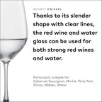 SCHOTT ZWIESEL Forté All Purpose Glass 15 Ounce (Set of 6), Drinking Glasses for Water, Beverages and Mixed Drinks, Dishwasher-Safe Tritan Crystal Glasses, Made in Germany