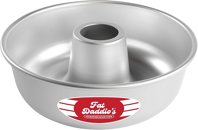 Fat Daddio's RMP-7 Anodized Aluminum Ring Mold Pan, 7 x 2 3/8 Inch, Silver