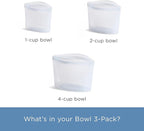 Stasher Premium Silicone Reusable Food Storage Bags, 3-Pack, Clear, Multi-Use Food Storage Bags, Lunch Bag, Travel Containers, BPA Free, Leak-free, Dishwasher-Safe, Eco-friendly