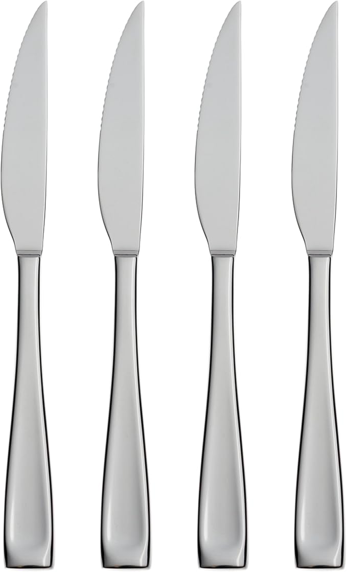 Oneida Moda Fine Flatware Steak Knives, Stainless