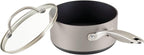 Anolon Achieve Hard Anodized Nonstick Cookware Pots and Pans Set, 9 Piece - Silver